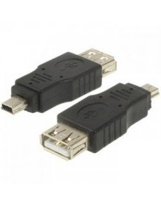 ADAPTADOR USB FEMEA X MINI USB 5 PINOS